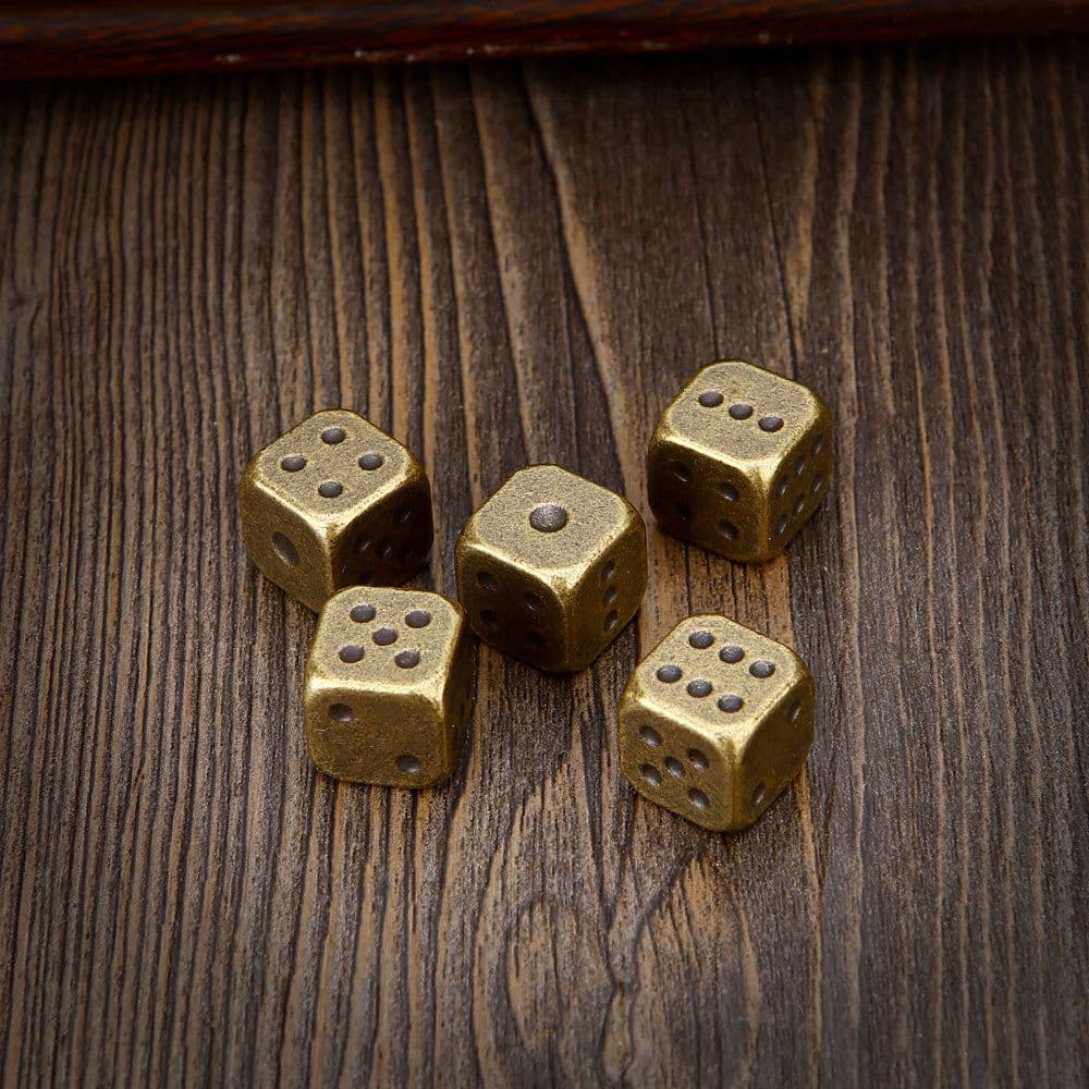 image-Metal Luminous Dice Large Entertainment Supplies