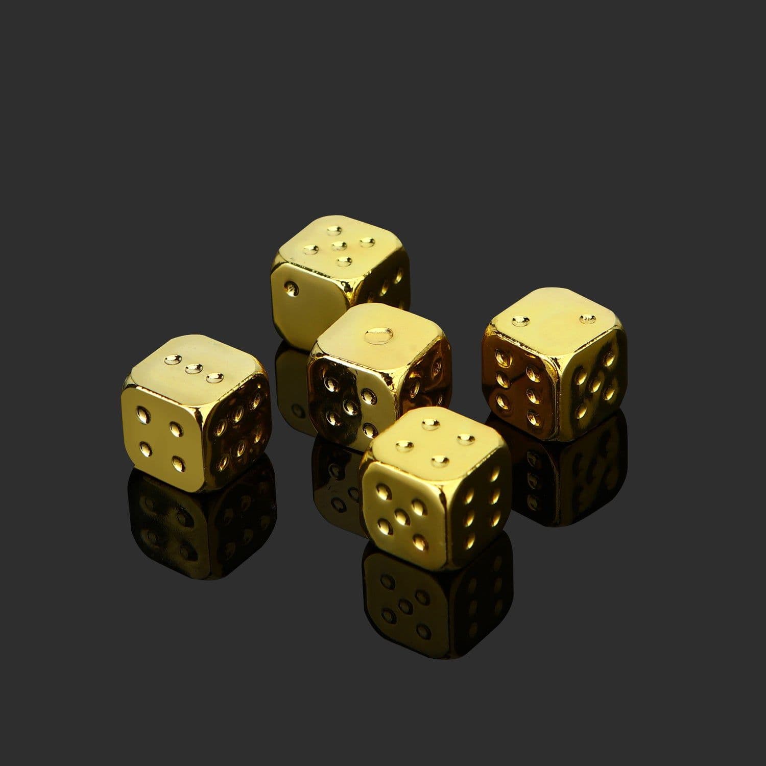image-Metal Luminous Dice Large Entertainment Supplies