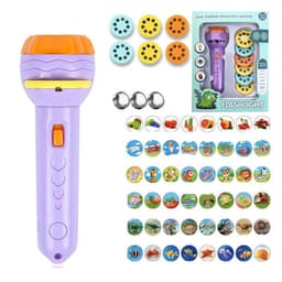 image-Children's Projection Flashlight Toys Early Education Literacy Figures