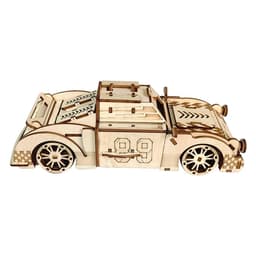 image-Handmade DIY Wooden Sports Car Model 3D Puzzle Puzzle