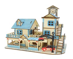 image-Laser Wood 3D Jigsaw Puzzle Toy For Children
