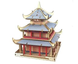 image-Laser Wood 3D Jigsaw Puzzle Toy For Children
