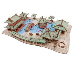 image-Laser Wood 3D Jigsaw Puzzle Toy For Children