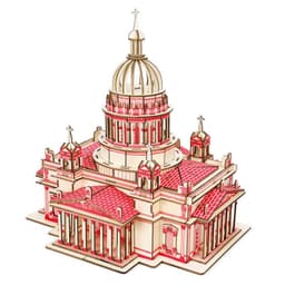 image-Laser Wood 3D Jigsaw Puzzle Toy For Children