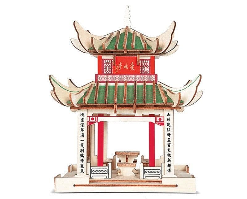 image-Laser Wood 3D Jigsaw Puzzle Toy For Children