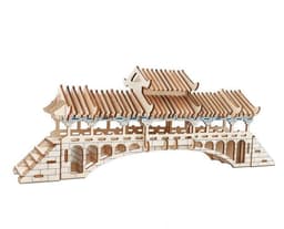 image-Laser Wood 3D Jigsaw Puzzle Toy For Children