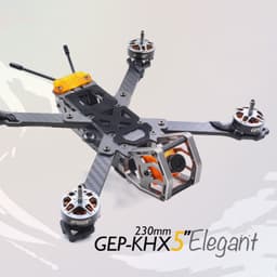 image-KHX5 Elegant Wheelbase Carbon Fiber FPV Racing Frame Kit
