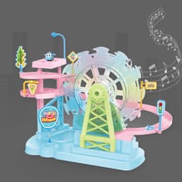 image-Electric Music Light Track Slide Children's Toys