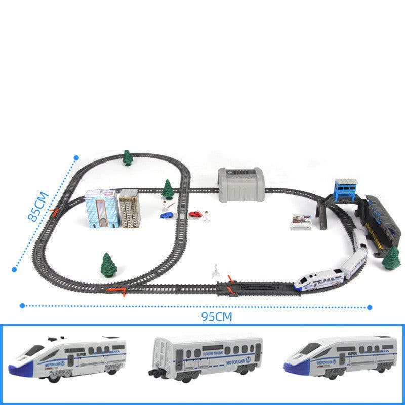 image-Electric Harmony Rail Car Toy Boy Splicing DIY Set