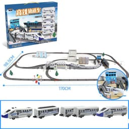 image-Electric Harmony Rail Car Toy Boy Splicing DIY Set