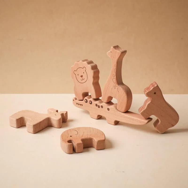 image-Children's Balanced Building Blocks Early Childhood Education Toys