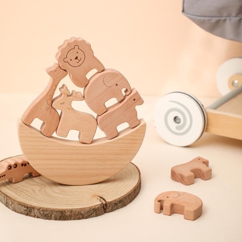 image-Children's Balanced Building Blocks Early Childhood Education Toys