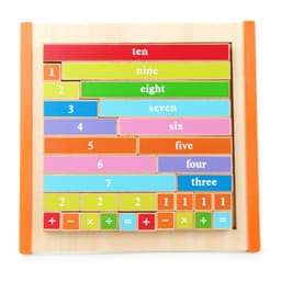 image-Children's Teaching Aids Game Color Decimal Stick Math Wooden Montessori Early Childhood Education Toys