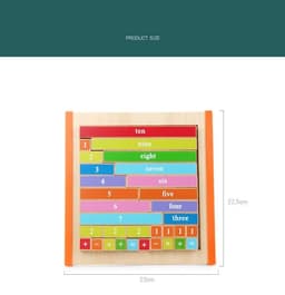 image-Children's Teaching Aids Game Color Decimal Stick Math Wooden Montessori Early Childhood Education Toys
