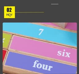 image-Children's Teaching Aids Game Color Decimal Stick Math Wooden Montessori Early Childhood Education Toys