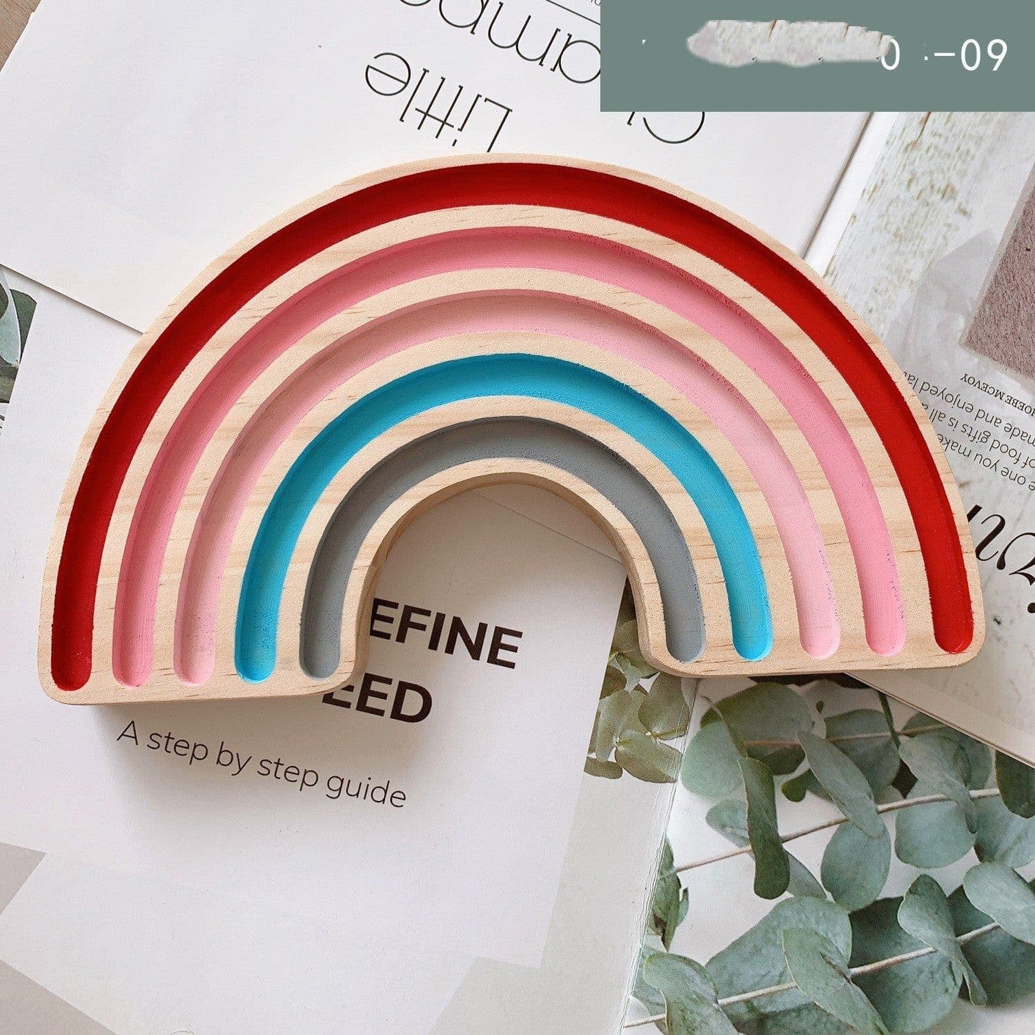 image-Home Home Decor Rainbow Building Blocks Crafts Children's Room Decoration