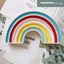 image-Home Home Decor Rainbow Building Blocks Crafts Children's Room Decoration