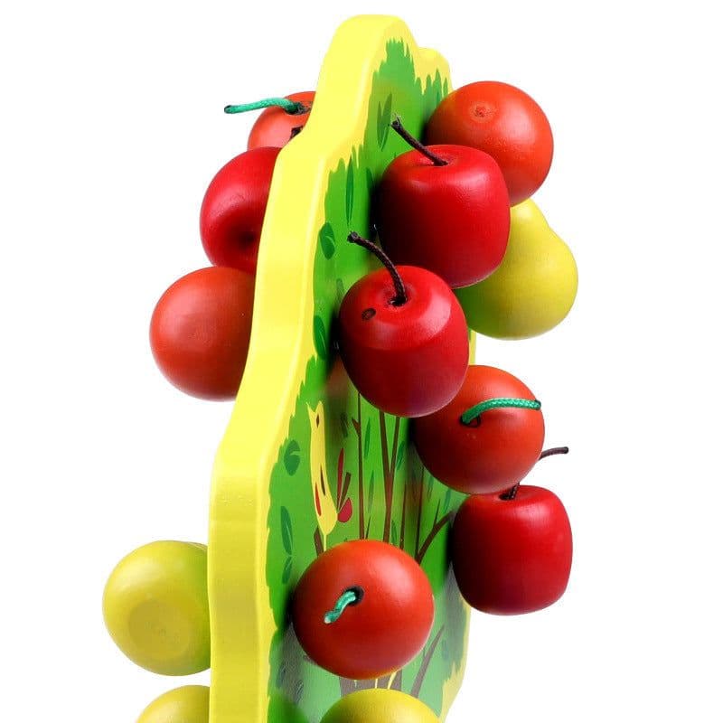 image-Magnetic Happy Orchard Fruit Tree Puzzle Mathematics Kindergarten Montessori Early Education Toys