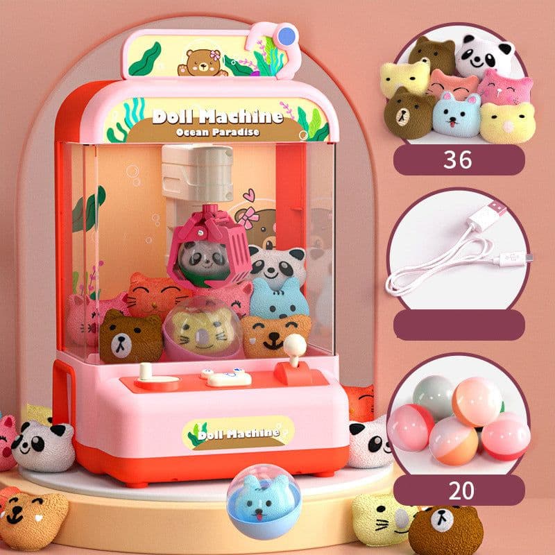 image-Household Girl Clip Doll Net Red Mini Egg Twist Machine