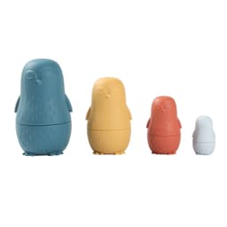 image-Penguin Silicone Puzzle Toy Assembled Matryoshka Doll