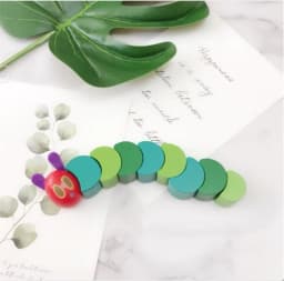 image-Wooden Toys Worm Hunger Educational Toys