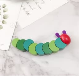 image-Wooden Toys Worm Hunger Educational Toys