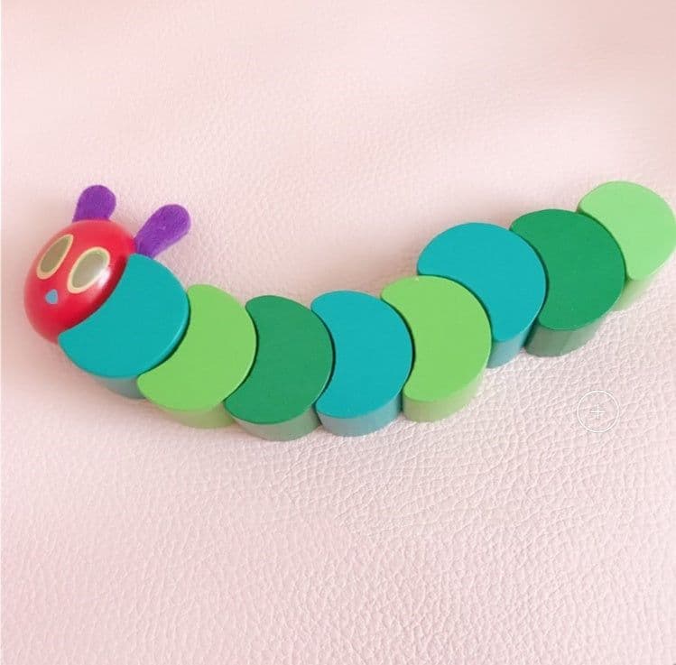image-Wooden Toys Worm Hunger Educational Toys
