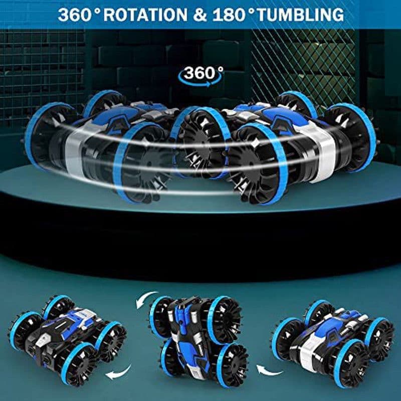 image-Children's Remote Control Car Amphibious Electric Racing Toy