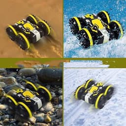 image-Children's Remote Control Car Amphibious Electric Racing Toy