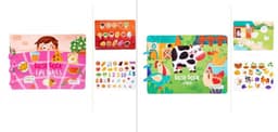 image-Children's Busy Book Educational Toys Repeated Paste