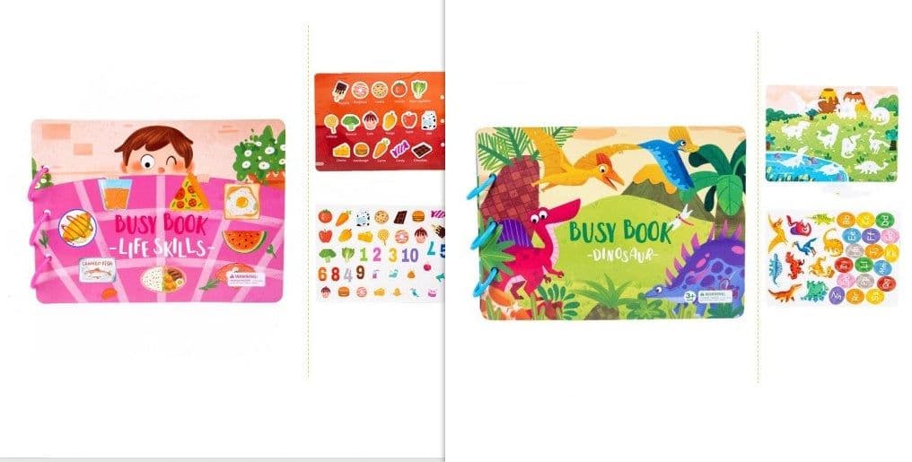 image-Children's Busy Book Educational Toys Repeated Paste
