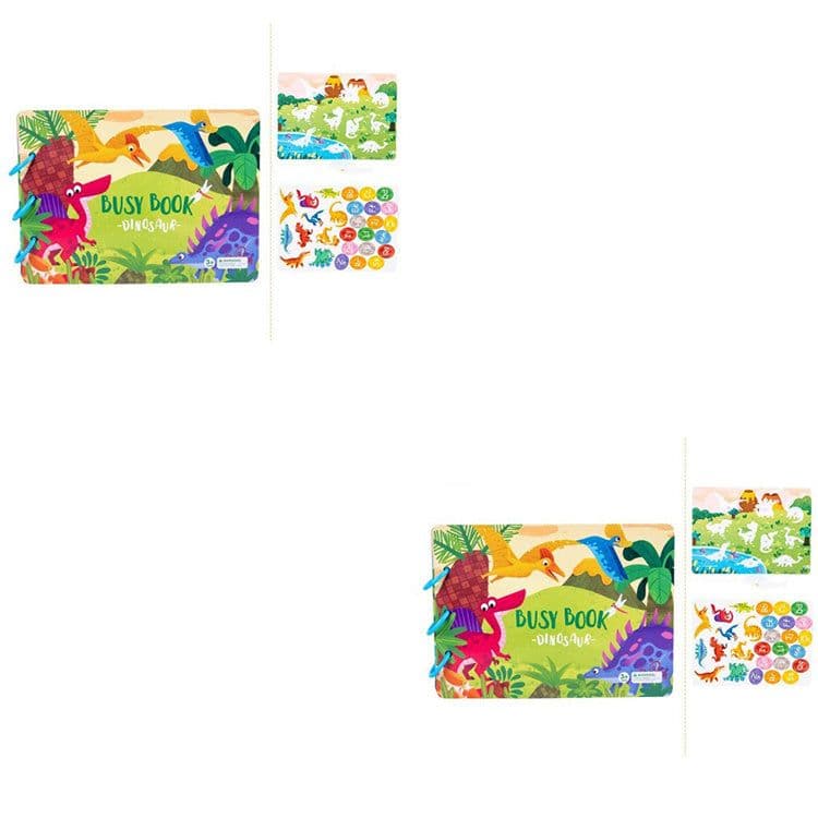 image-Children's Busy Book Educational Toys Repeated Paste