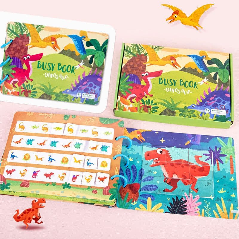 image-Children's Busy Book Educational Toys Repeated Paste