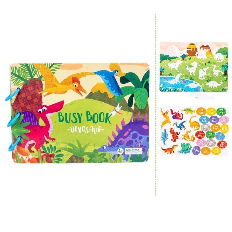 image-Children's Busy Book Educational Toys Repeated Paste