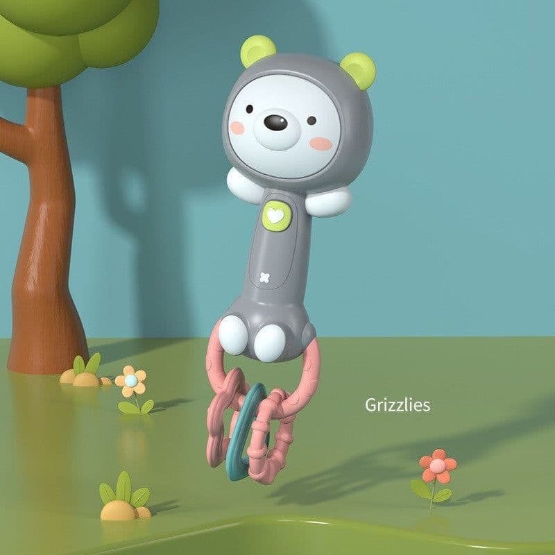 image-Early Education Music Light Grasp Bb Stick Baby Hand Rattle Bell 6 Months Children's Toys