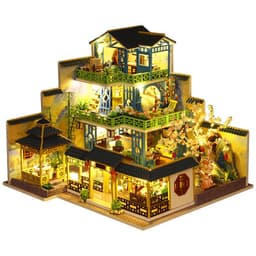 image-DIY Cottage Fuchun Mountain Residence Handmade Wooden Building Large Villa House