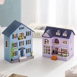 image-DIY Moshou Manor Happy Manor Wooden Cottage Toys