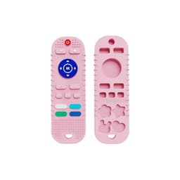 image-Remote Control Tooth Glue Silicone Baby Anti-eating Hand Molar Stick Cartoon Soothing Biting Glue Toys
