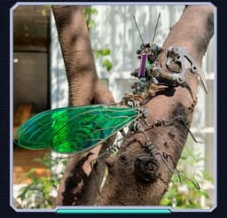 image-Phantom Prayer Bug Metal Tide Play Handmade Assembled Praying Mantis Model Insect Ornaments Holiday Gift For Boys