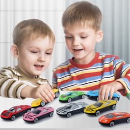 image-Children's Simulation Alloy Car Fire Truck Toy Model