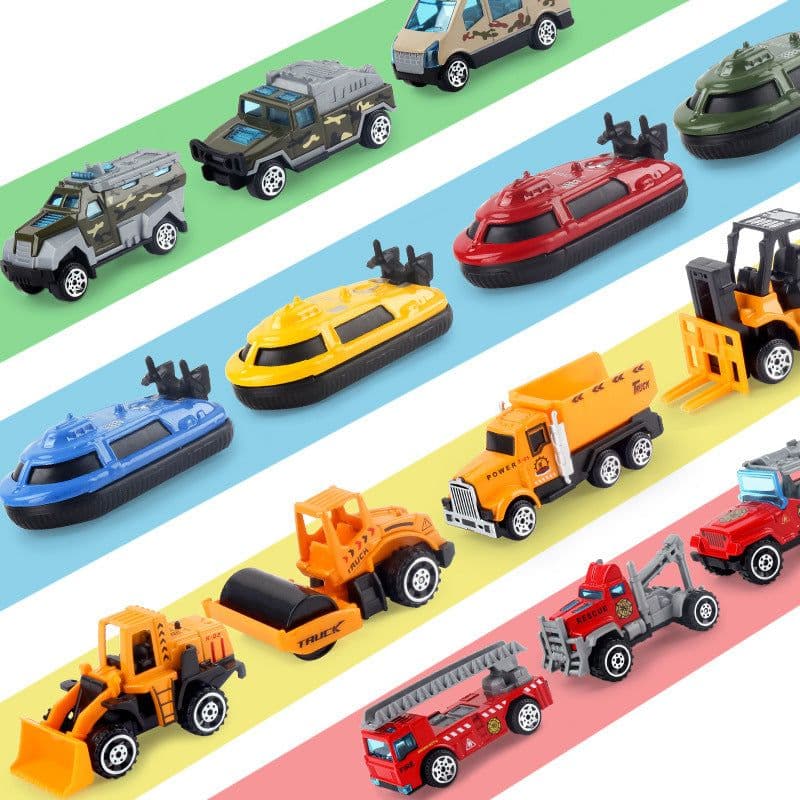 image-Children's Simulation Alloy Car Fire Truck Toy Model