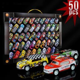 image-Alloy Metal Car Model Non-duplicate Children's Simulation Model Car Set High-grade Gift Box