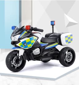 image-Children's Electric Police Lamp Rechargeable Motorcycle