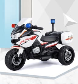 image-Children's Electric Police Lamp Rechargeable Motorcycle