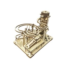 image-DIY Three-dimensional Puzzle Wooden Mechanical Track Ball Splicing Model Educational Toys