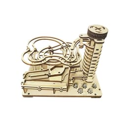 image-DIY Three-dimensional Puzzle Wooden Mechanical Track Ball Splicing Model Educational Toys