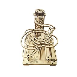 image-DIY Three-dimensional Puzzle Wooden Mechanical Track Ball Splicing Model Educational Toys