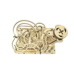 image-DIY Three-dimensional Puzzle Wooden Mechanical Track Ball Splicing Model Educational Toys