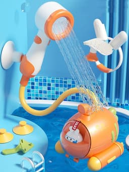 image-Submarine Children's Electric Bath Swimming Pool Toys
