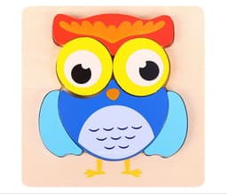image-Children's Three Dimensional Wooden Puzzle
